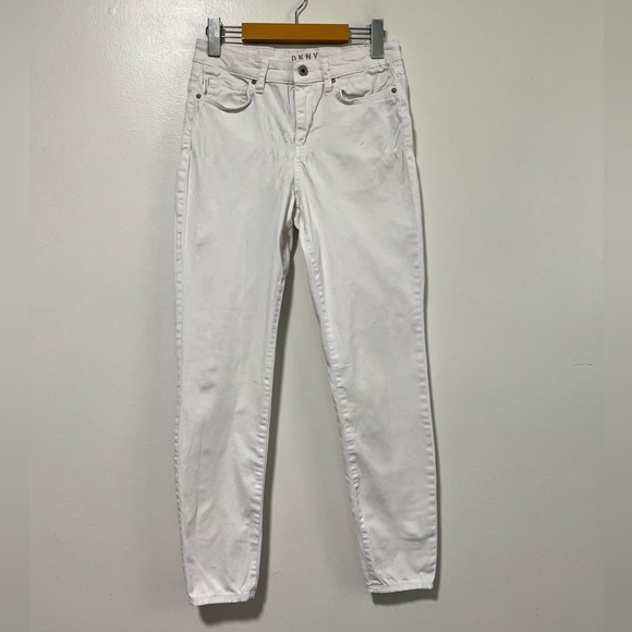 DKNY Ludlow High Rise White Skinny Jeans - Size 27 - Picture 9 of 9